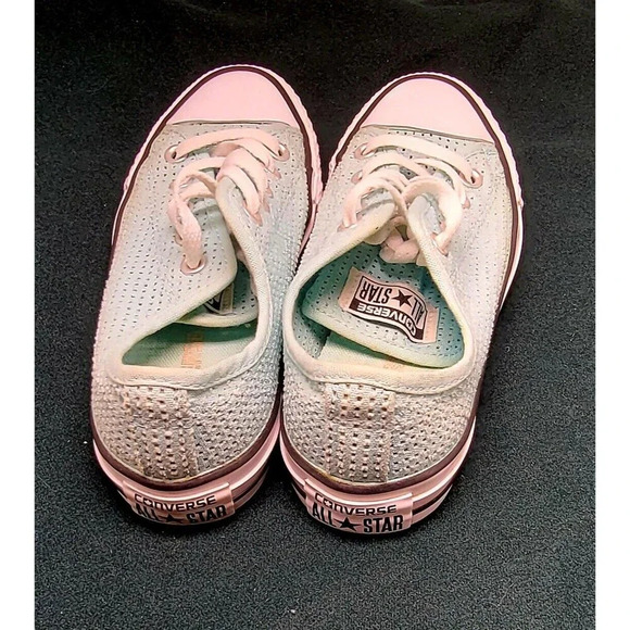 Converse All Star Mesh Sneakers Women’s 6 Mint Green Low Casual 551623F - Picture 4 of 9
